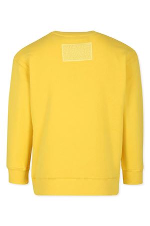 felpa in cotone giallo MARC JACOBS KIDS | W60319566